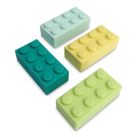 Chronicle Books LEGO® Školní guma 8 ks - poškozený obal