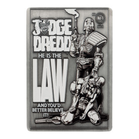 Sběratelský ingot Soudce Dredd - He is the Law
