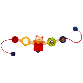 Dřevěné hračky - Baby- závěs do kočárku Teddy