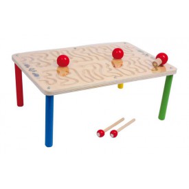 Dřevěná motorická hra - Stůl Hra s magnety
