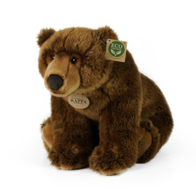 Rappa Plyšový medvěd 40 cm ECO-FRIENDLY
