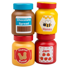 Bigjigs Toys Dřevěná sada svačinkových pomazánek - poškozený obal