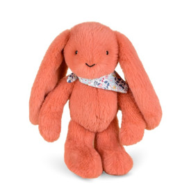 Doudou Plyšový králíček s šátkem terakotový 35 cm