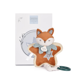 Doudou Dárková sada Plyšová liška Timo hrající melodii 16 cm