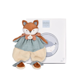 Doudou Dárková sada Plyšový muchláček liška Timo 29 cm