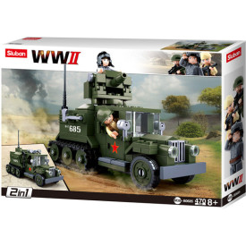 Sluban WWII M38-B0685 Sovětský polopásový vůz 2v1 - Half-Track