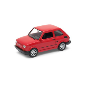 Welly Fiat 126 Maluch 1:34  červená