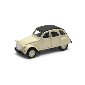 Welly Citroen 2CV model 1:34 stříbrný