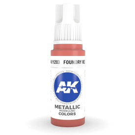 AK Interactive: General Series - Metallic Foundry Red