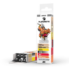 AK Interactive: Playmarkers - Heroes (6 barev)