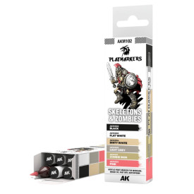 AK Interactive: Playmarkers Set - Skeletons & Zombies (6 barev)