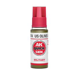 AK Interactive: Quick Gen - US Olive Uniform 18 ml
