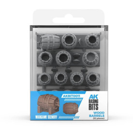 Dekorace AK Interactive - Wood Barrels (32 ks)