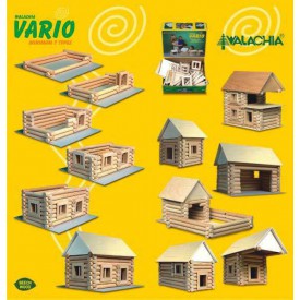 Dřevěná stavebnice Walachia Vario 72 dílů