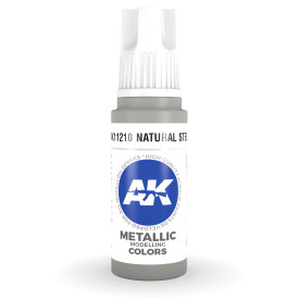 AK Interactive: General Series - Metallic Natural Steel