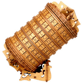 EscapeWelt Dřevěný hlavolam Cryptex - poškozený obal