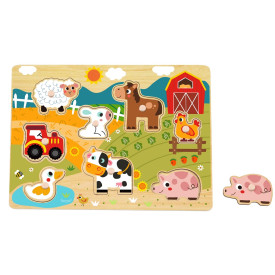 2Kids Toys Vkládací puzzle Venkov