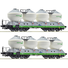 Roco Sada 2 ks silo vozů Uacs ČD - 6600237