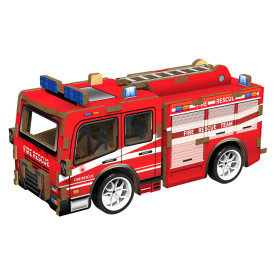 2Kids Toys 3D dřevěná skládačka Hasičský vůz