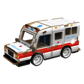 2Kids Toys 3D dřevěná skládačka Sanitka