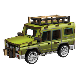 2Kids Toys 3D dřevěná skládačka Terénní auto