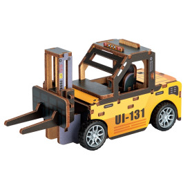 2Kids Toys 3D dřevěná skládačka Vysokozdvižný vozík
