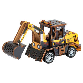 2Kids Toys 3D dřevěná skládačka Bagr