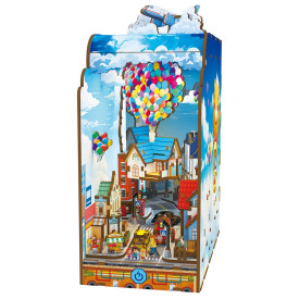 2Kids Toys Zarážka na knihy Miniatura domečku Domek mezi oblaky