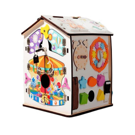 2Kids Toys Activity board Domeček bílý - poškozený obal