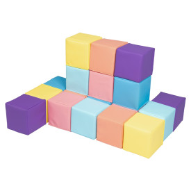 2Kids Toys Pěnové kostky pastelové