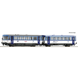 Roco Dieselový motorový vůz 810 472-1  s přípojným vozem BDtax ČD - 7780004