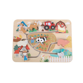 2Kids Toys Motorická deska Farma