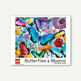 Chronicle Books Puzzle LEGO® Motýli a květiny 1000 dílků - poškozený obal