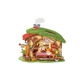 RoboTime 3D dřevěná skládačka Miniatura domečku Kouzelný les Fluffy Grove