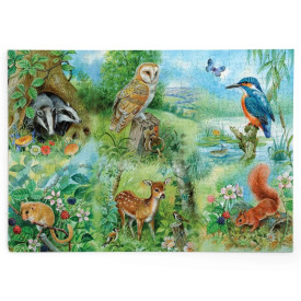 HOP Puzzle Zvířata v přírodě 250 velkých dílků