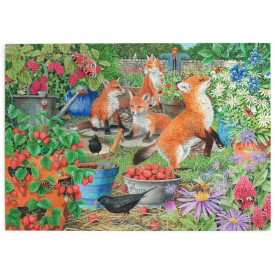 HOP Puzzle Lišky v zahradě 1000 dílků