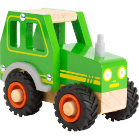 Small Foot Dřevěný traktor zelený - poškozený obal