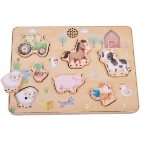 2Kids Toys Vkládací puzzle Zvuky na farmě