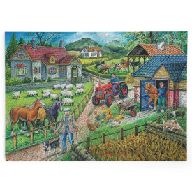 HOP Puzzle Farma Barley Mow 250 velkých dílků