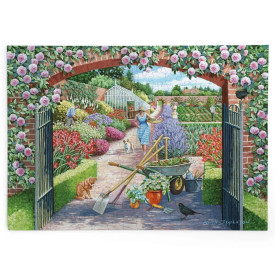 HOP Puzzle Zahrada skrytá za zdí 250 velkých dílků