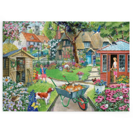 HOP Puzzle Rozkvetlá zahrada 500 velkých dílků