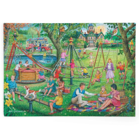 HOP Puzzle Piknik na dětském hřišti 250 velkých dílků