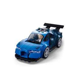 Sluban Metropolis M38-B1505C Závodní auto modré