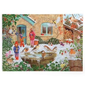 HOP Puzzle Když ptáčkům zamrzne voda 250 velkých dílků