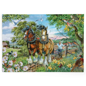 HOP Puzzle Krása a síla koní 250 velkých dílků
