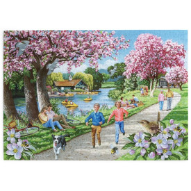HOP Puzzle Když kvetou jabloně 1000 dílků