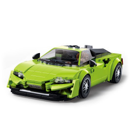 Sluban Model Bricks M38-B1506 Sportovní vůz zelený v měřítku 1:32