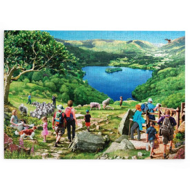 HOP Puzzle Výhled na jezero 500 velkých dílků