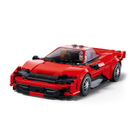 Sluban Model Bricks M38-B1507 Sportovní vůz červený v měřítku 1:32