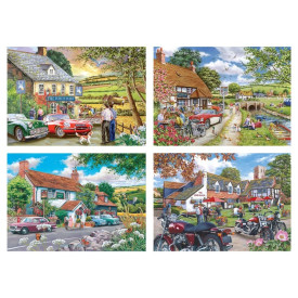 HOP Puzzle Příběhy z hospůdky 4x500 dílků